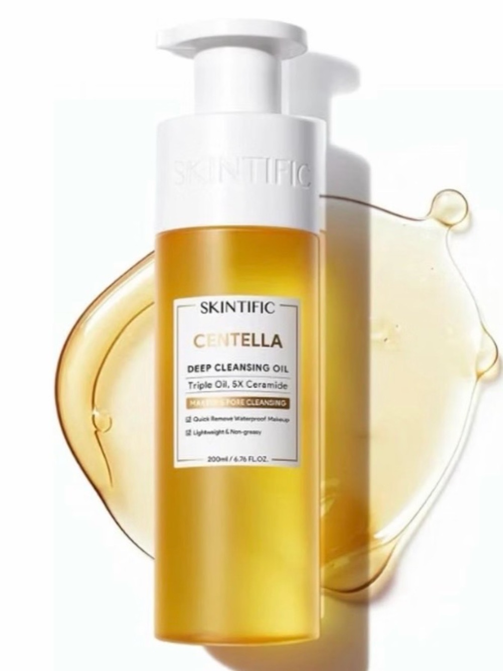SKINTIFIC Centella Deep Cleansing Oil Makeup Remover 200mL ~ New in Box